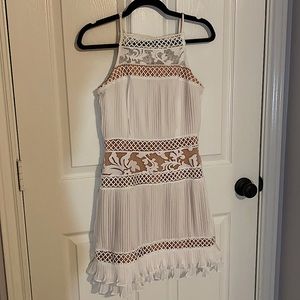 Beautiful Nordstrom Above the Knee White Dress